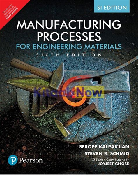 Manufacturing Processes For Engineering Materials PDF