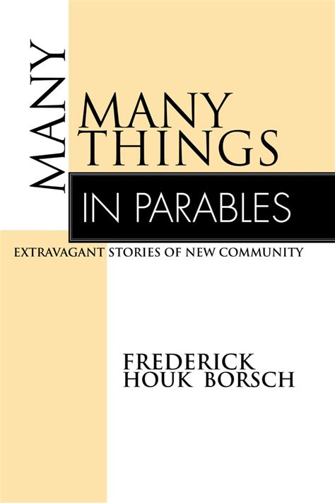 Many Things in Parables Extravagant Stories of New Community Epub