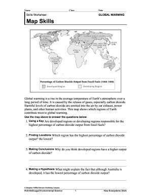 Map Skills Answer Key Doc