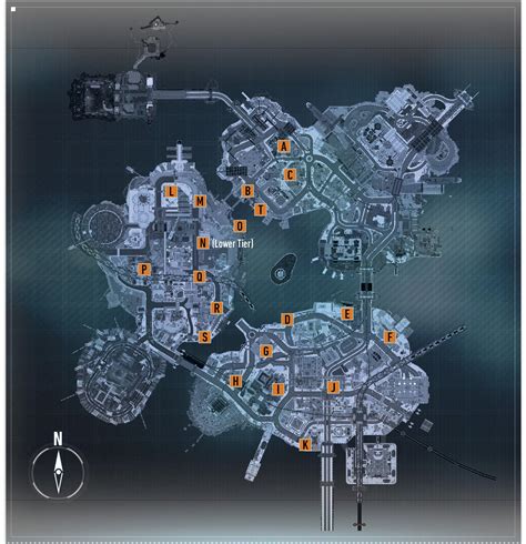 Map of Batman: Arkham City