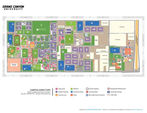 Map of Grand Canyon University: Unveiling the Heart of the Lopes Nation