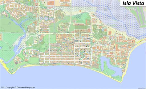 Map of Isla Vista, California