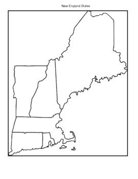 Map of New England States Blank: A Visual Guide to the Iconic Region