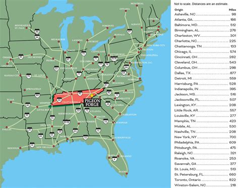 Map of Pigeon Forge TN: Your Guide to the "Gateway to the Great Smoky Mountains"