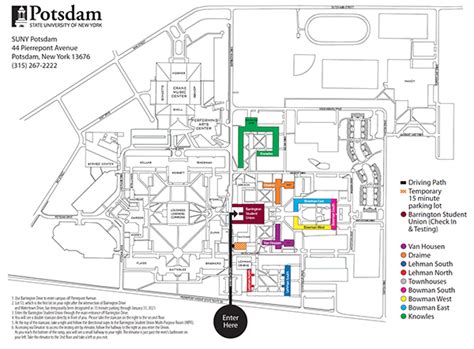 Map of SUNY Potsdam: A Comprehensive Guide to Campus