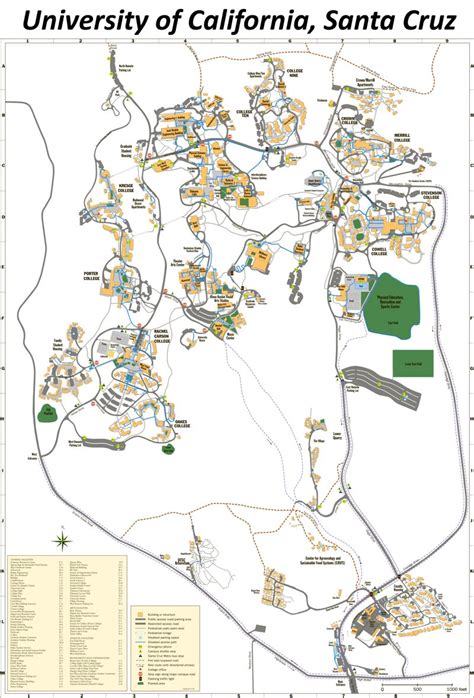 Map of UCSC: Explore the University of California, Santa Cruz Campus