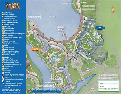 Map of the BoardWalk Inn: A Comprehensive Guide to Disney's Charming Resort