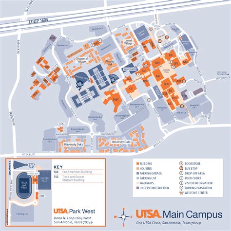 Map of the Main Campus