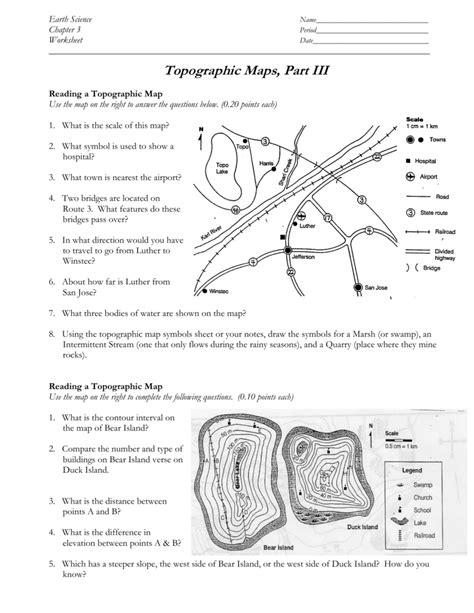 Mapping Geolab Using Topographic Map Answer Key Epub