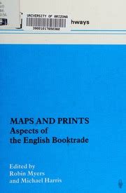 Maps and Prints Aspects of the English Book Trade Publishing history occasional series Reader