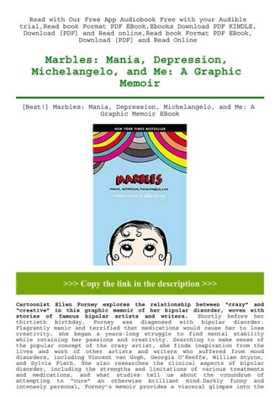 Marbles Mania Depression Michelangelo And Me A Ebook PDF