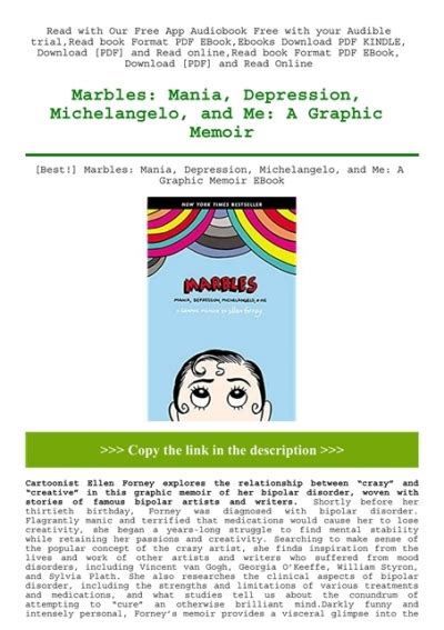 Marbles Mania Depression Michelangelo And Me A Ebook PDF