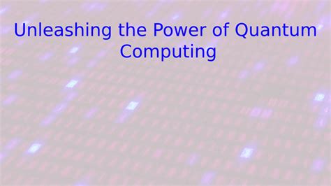 Marcelinee: Unleashing the Power of Quantum Computing