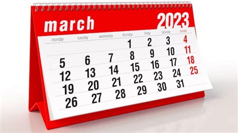 March 3rd to March 26th, 2023