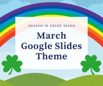 March Google Slides Templates For Teachers