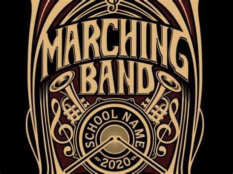 Marching Band T-Shirt Design Ideas