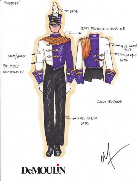 Marching Band Uniform Design Template