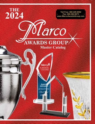 Marco Awards Group Catalog