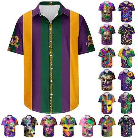 Mardi Gras Button Down Shirt: A Symbol of Joy and Festivity