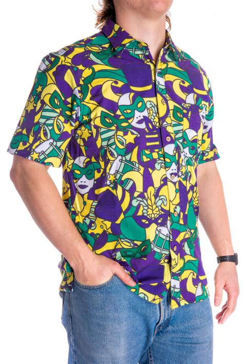 Mardi Gras Button Up Shirt: The Ultimate Guide to Style and Celebration