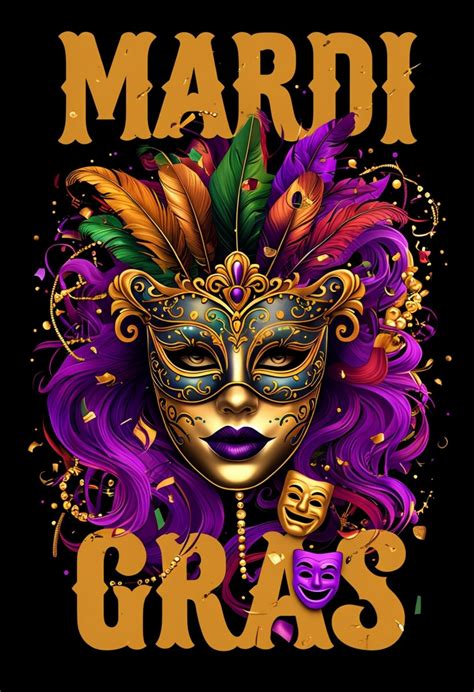 Mardi Gras T-Shirts: A Colorful Canvas for the Spirit of Celebration