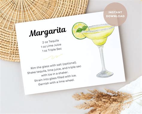 Margarita Printable