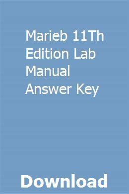 Marieb 9 Edition Lab Manual Answer Key PDF