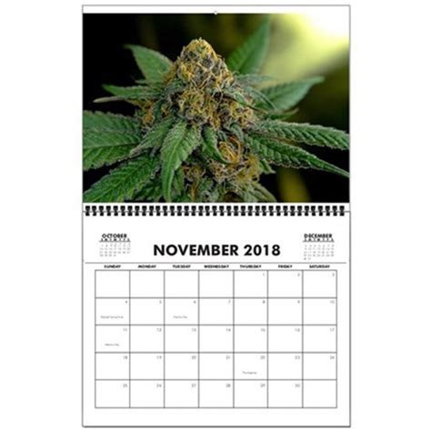 Marijuana Mini Wall Calendar 2017 16 Month Calendar Reader