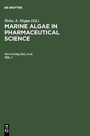 Marine Algae in Pharmaceutical Science Vol. 1 Doc