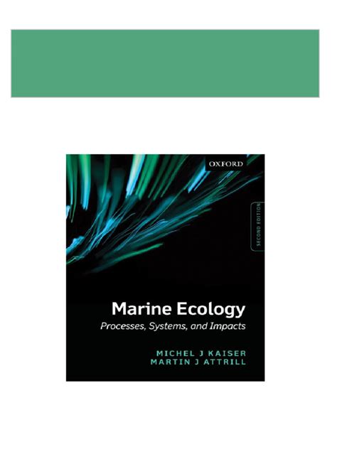 Marine Ecological Processes 2nd Edition Epub