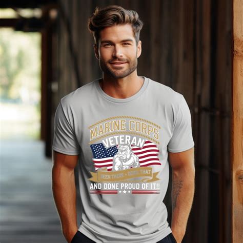 Marine Veteran Shirts: Expressing Patriotism, Camaraderie, and Heritage