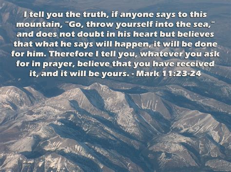 Mark 11:23:24: A Verse That Transforms Lives