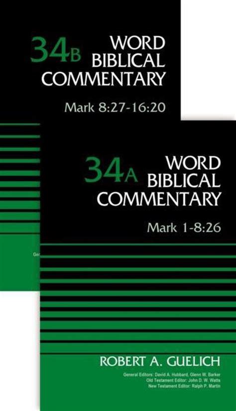 Mark 2-Volume Set--34A and 34B Word Biblical Commentary Reader