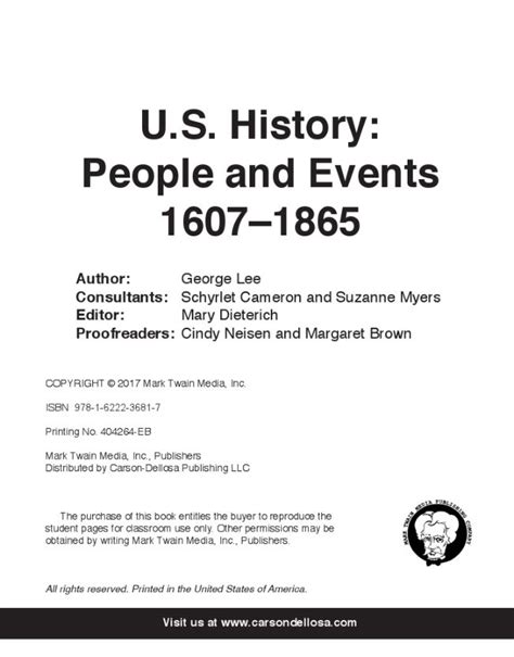 Mark Twain Media Inc Publishers History Answers Reader