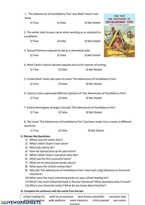 Mark Twain Media Worksheet Answers Kindle Editon