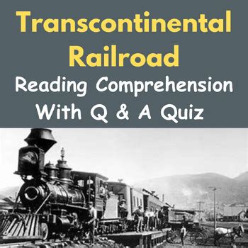 Mark Twain Transcontinental Railroad Quiz Answers Reader