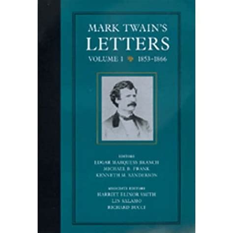 Mark Twain s Letters Volume 1 1853-1866 Mark Twain Papers Doc