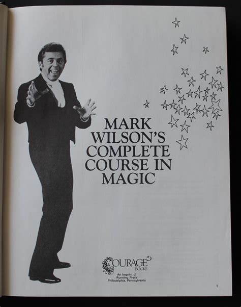 Mark Wilson Course In Magic How-To PDF