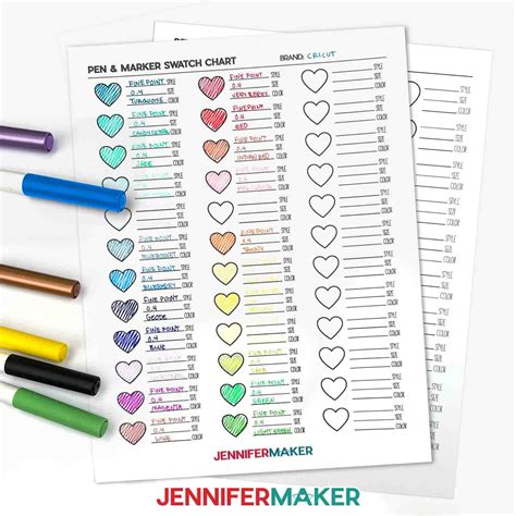 Marker Swatch Template