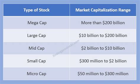 Market Capitalization Range: