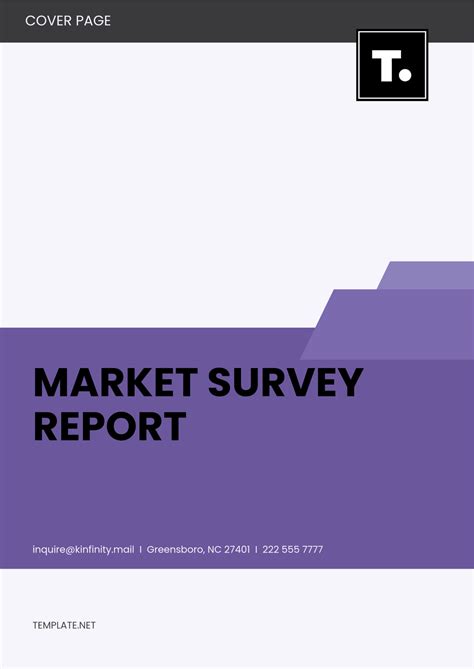 Market Survey Report Template