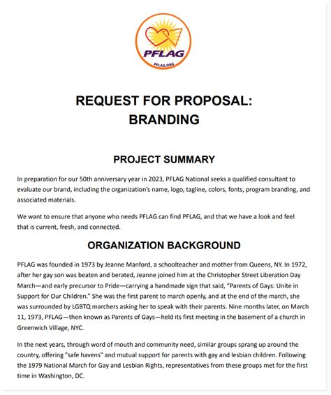 Marketing Agency Rfp Template