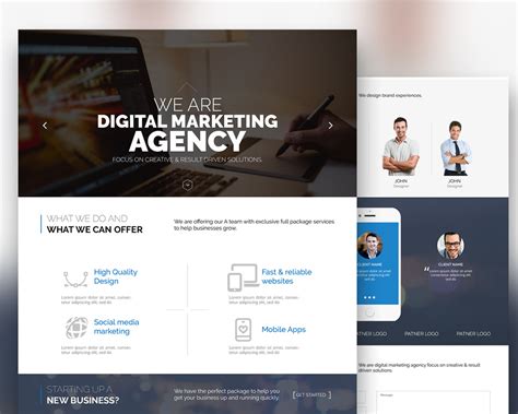 Marketing Agency Website Template