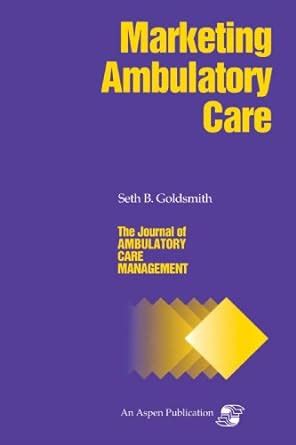 Marketing Ambulatory Care Epub