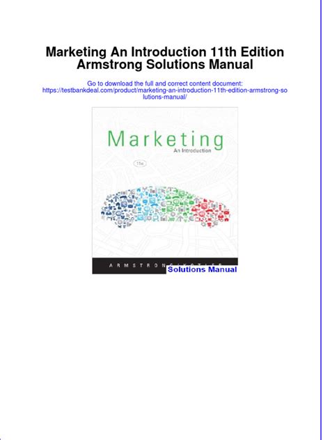 Marketing An Introduction 11th Edition Solutions Epub