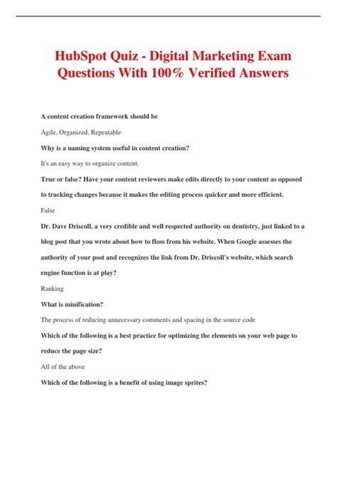 Marketing Exam Questions And Answers Reader