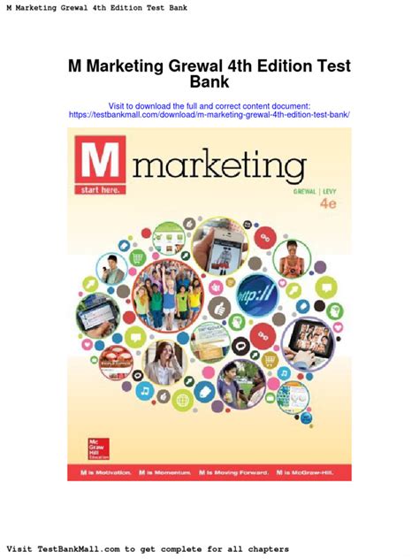 Marketing Grewal Levy 4th Edition Test Bank Ebook PDF