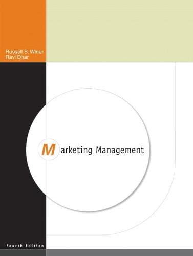 Marketing Management, 2011, Russell S. Winer, Ravi Dhar ..  Ebook Doc