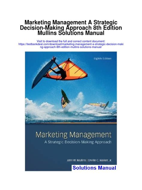 Marketing Management Mullins Pdf 8th Edition Epub