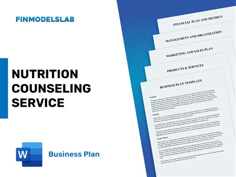 Marketing Plan For A Nutrition Counseling Service Ebook Doc